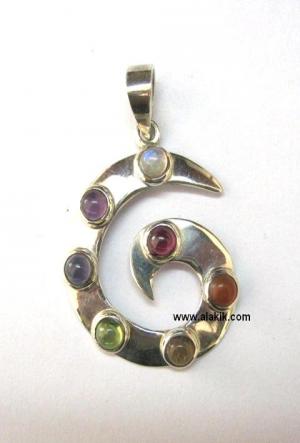 Chakra 925 silver pendant